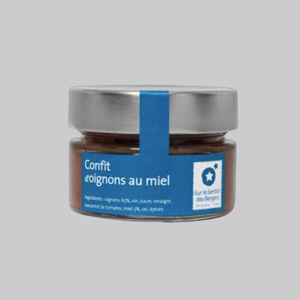 Confit d'oignons au miel - Sur le Sentier des Bergers