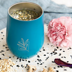 Calebasse isotherme vert topaze et sa bombilla - Original Maté