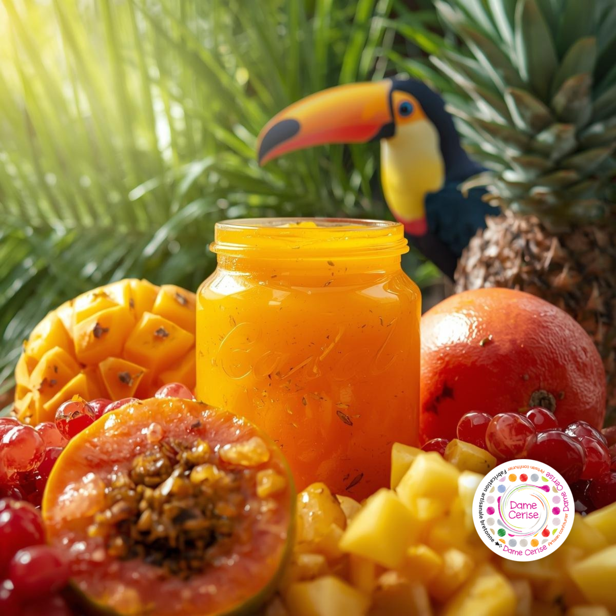 Confiture "Sous les tropiques" Dame Cerise