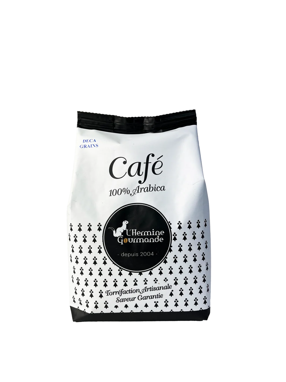 Café grain décaféiné - L'Hermine Gourmande