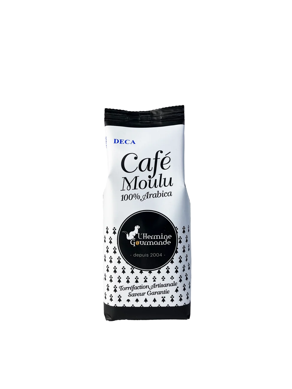 Café moulu décaféiné - L'hermine Gourmande