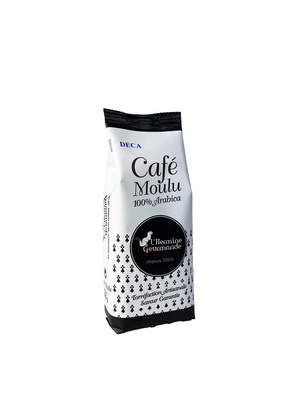 Café moulu décaféiné - L'hermine Gourmande