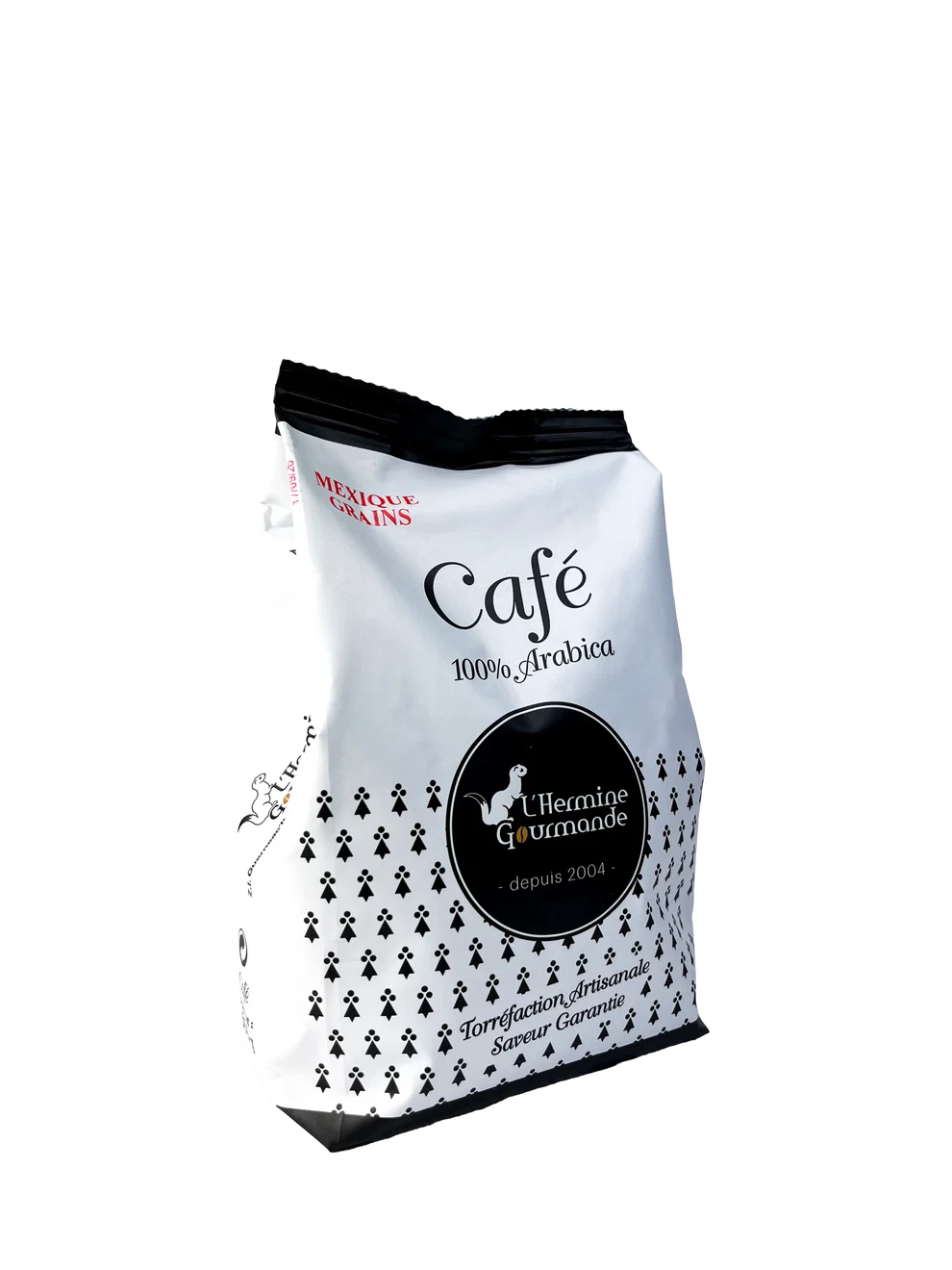 CAFÉ MEXICAIN GRAINS L'HERMINE GOURMANDE