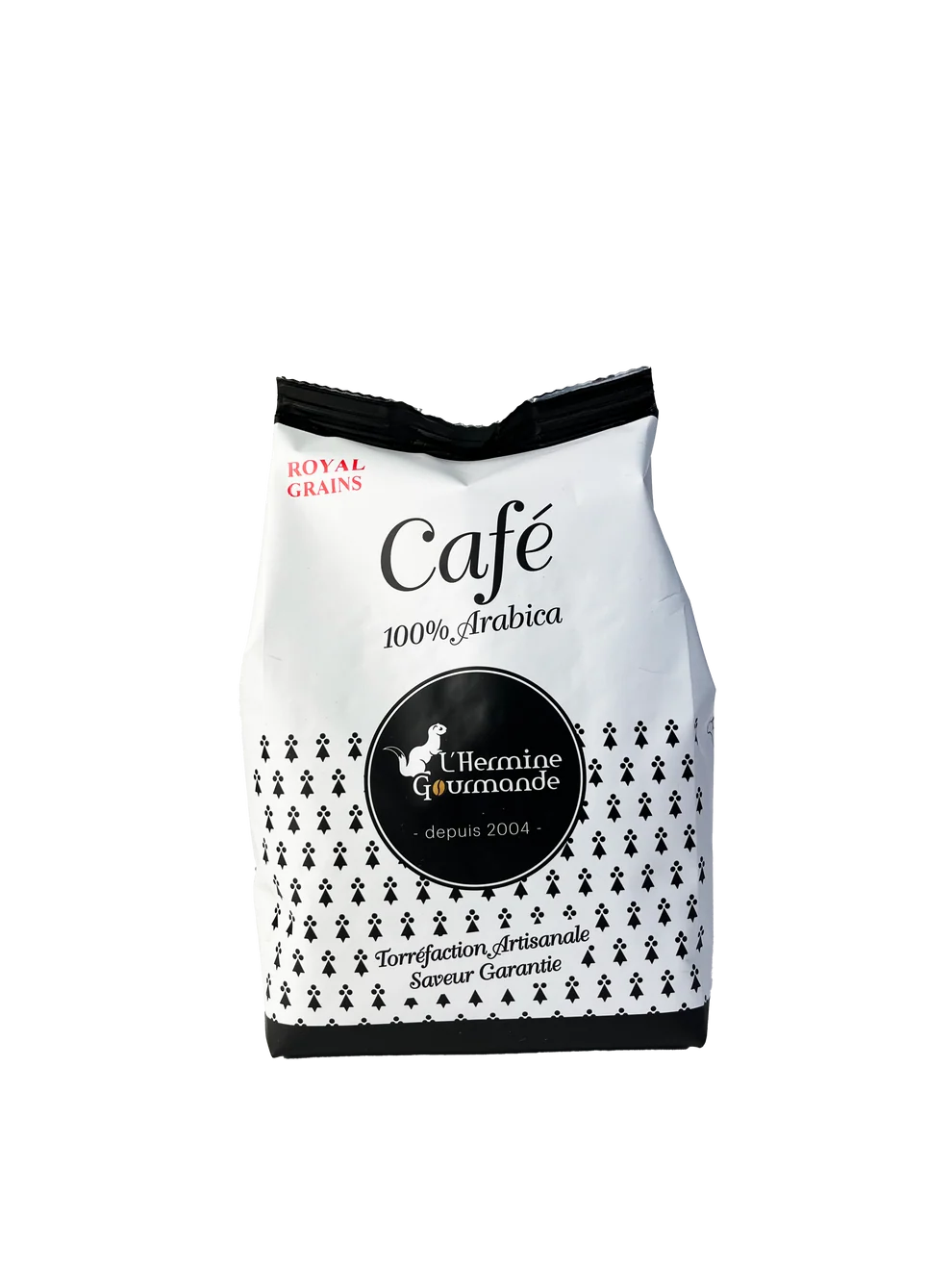 CAFÉ  GRAINS ‘‘Royal Grands Crus’’ L'Hermine Gourmande