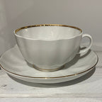 Tasse et sous-tasse Blanche - Compagnie & Co