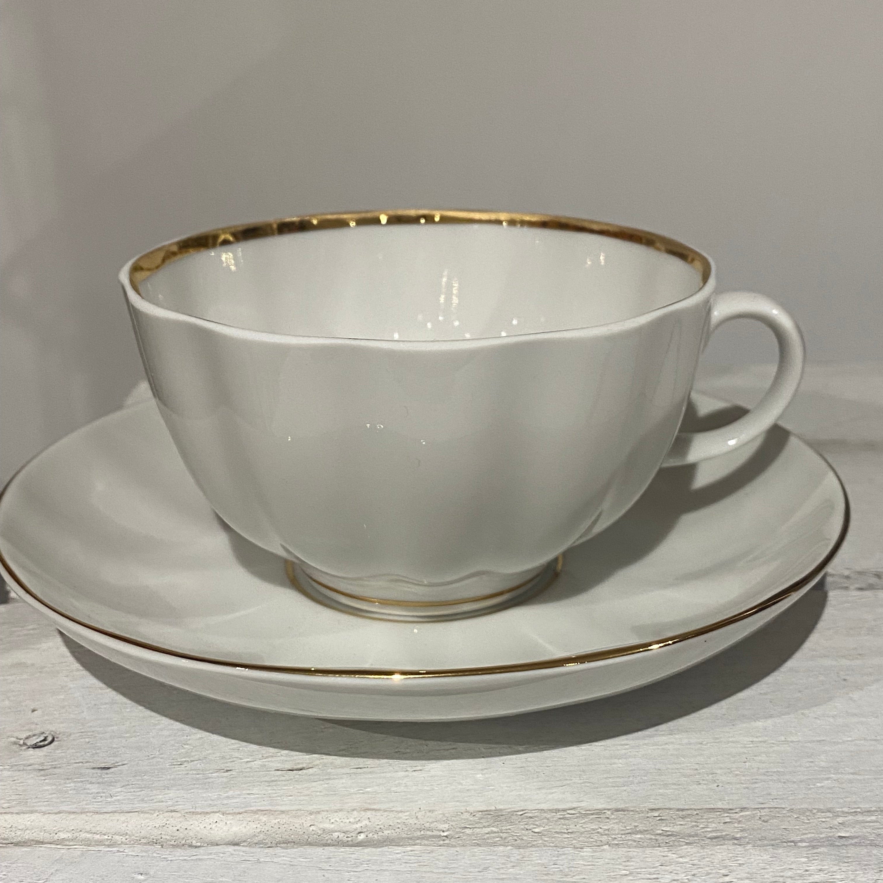 Tasse et sous-tasse Blanche - Compagnie & Co