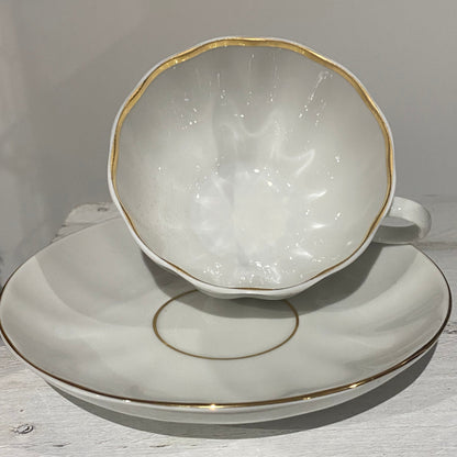 Tasse et sous-tasse Blanche - Compagnie & Co