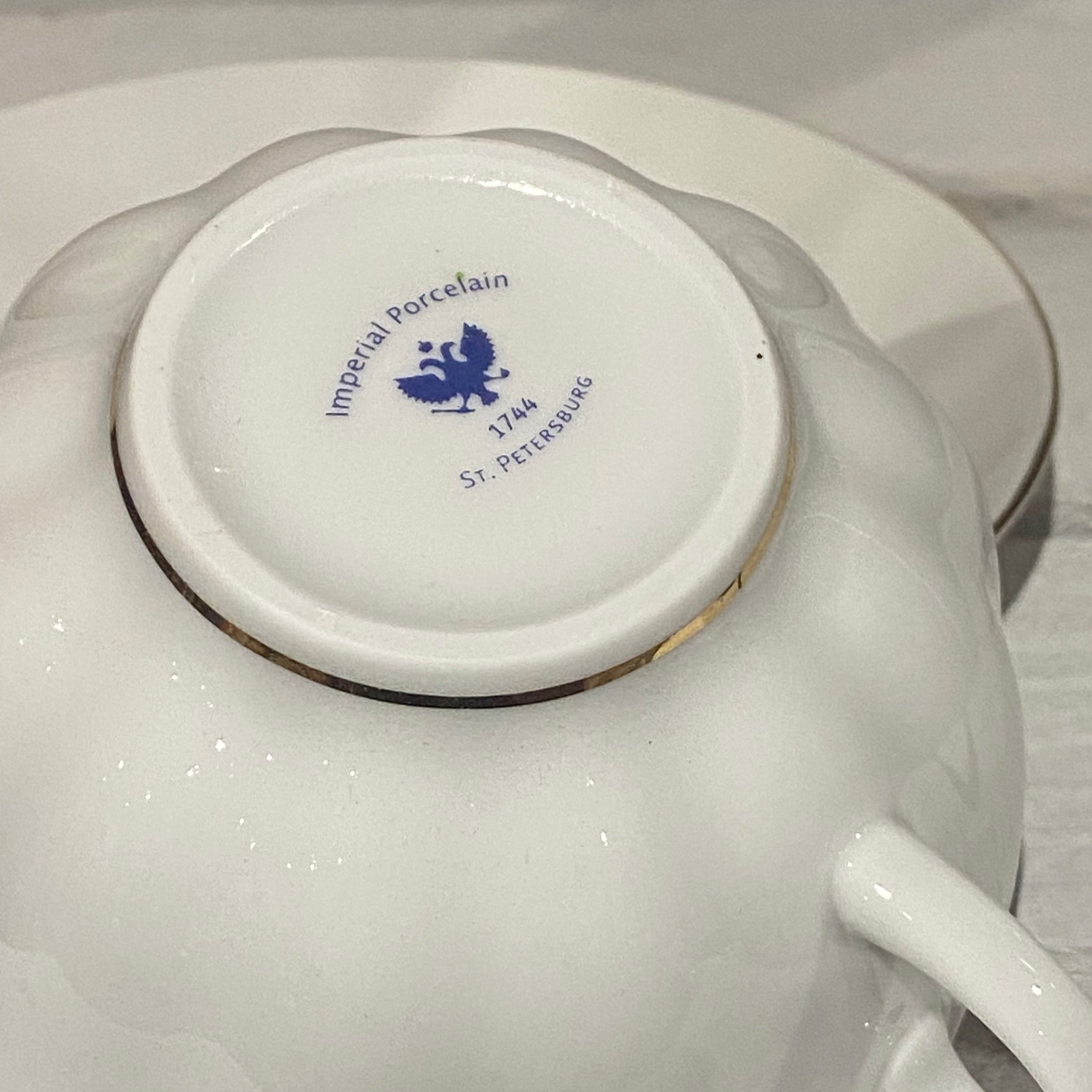 Tasse et sous-tasse Blanche - Compagnie & Co