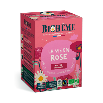 Tisane la vie en rose - Biohème