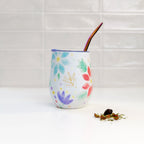 Calebasse isotherme Floral & sa bombilla - Original Maté