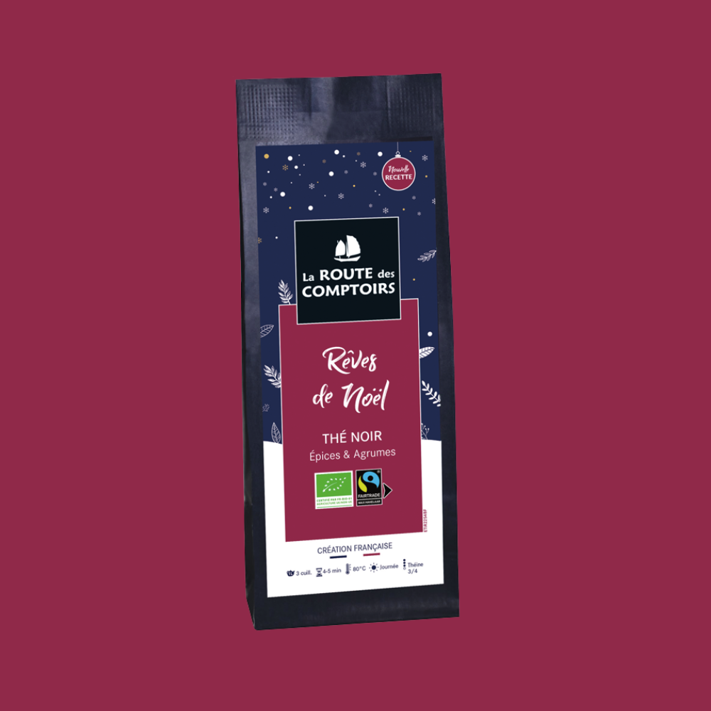 Thé noir rêves de Noël - La Route des Comptoirs