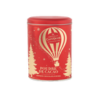 Boîte métal de Noël avec Cacao en poudre Café Tasse