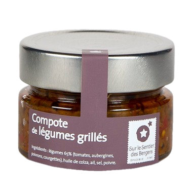 Compote de légumes grillés - Sur le Sentier des Bergers
