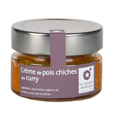 Crème de pois chiches au curry - Sur le Sentier des Bergers