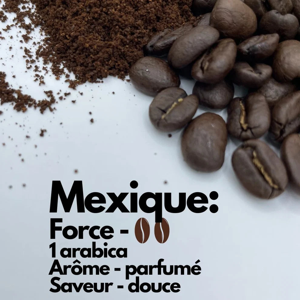 CAFÉ MEXICAIN GRAINS L'HERMINE GOURMANDE