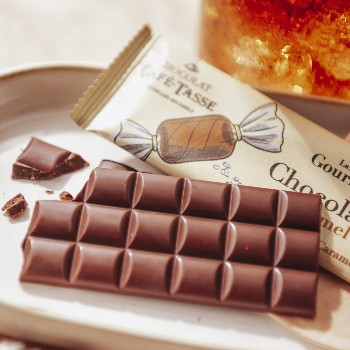 La Petite Tablette Gourmande Lait & Caramel Salé Café Tasse