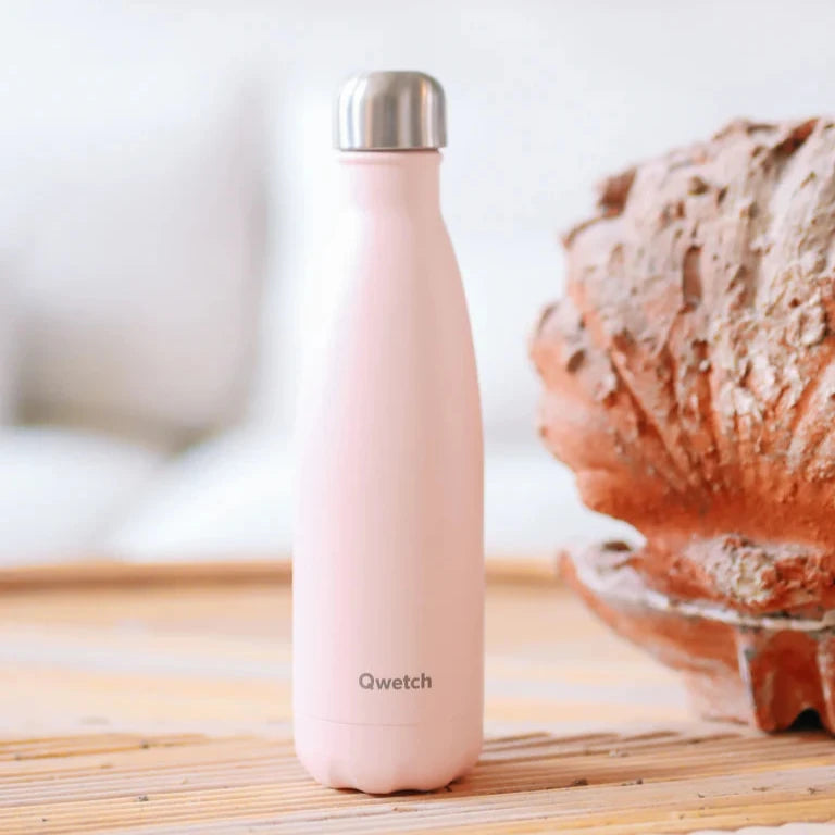 Bouteille isotherme rose - Qwetch