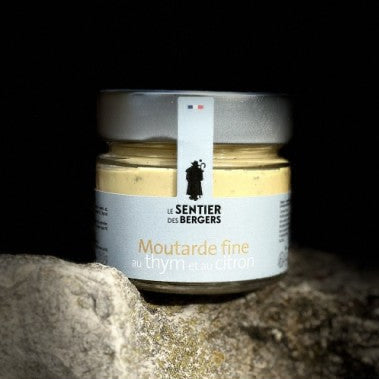 Moutarde au thym et au citron - Sur le Sentier des Bergers