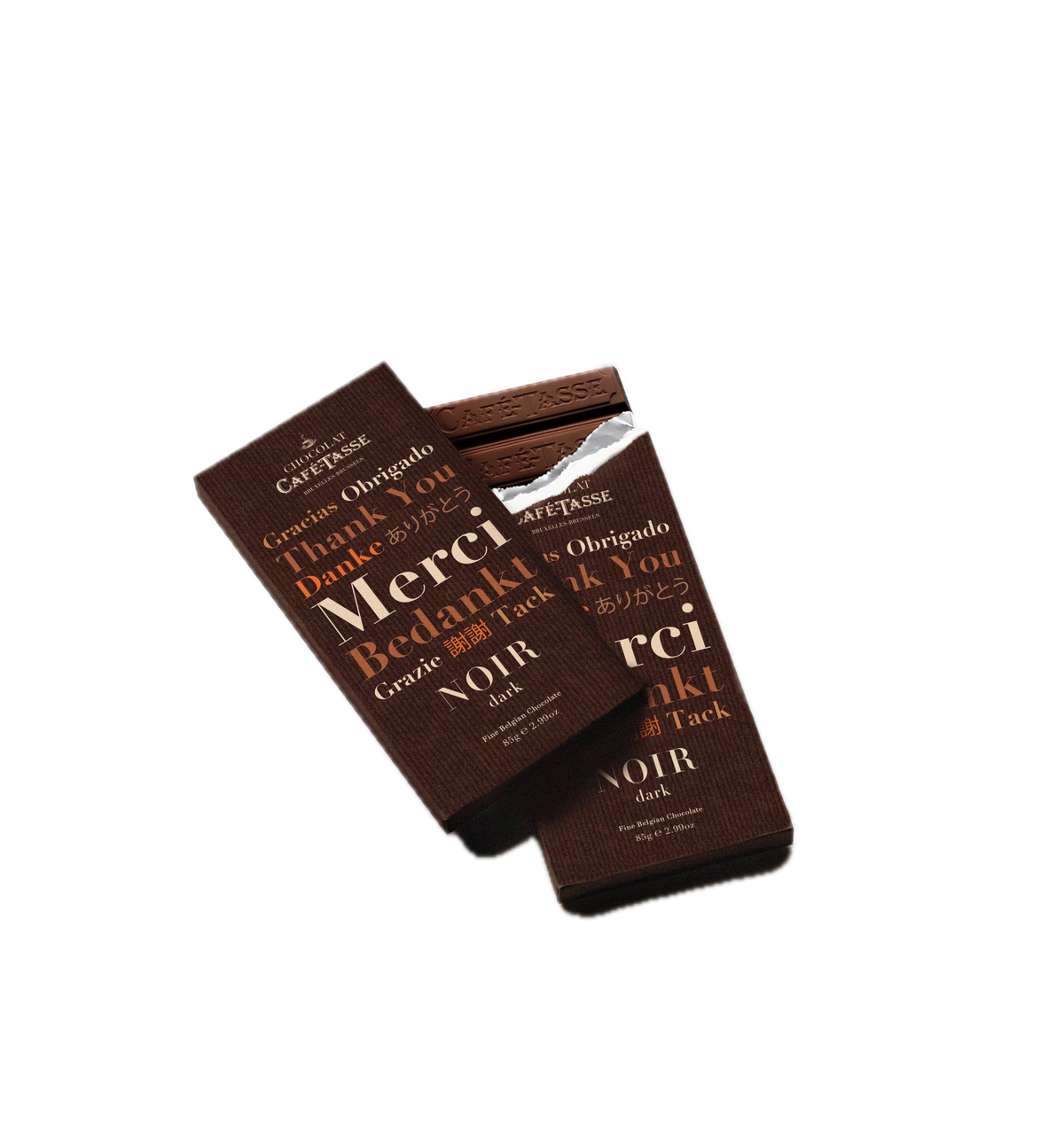 Tablette de chocolat édition MERCI - Café Tasse