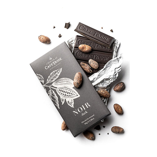 Tablette de chocolat Noir 60 % Café Tasse