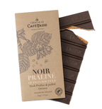 Tablette de chocolat Noir au praliné noisettes et quinoa soufflé - Café Tasse