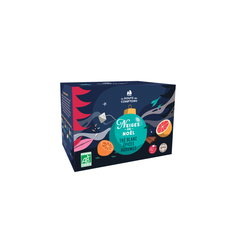 Thé blanc Neiges de Noël - La Route des Comptoirs