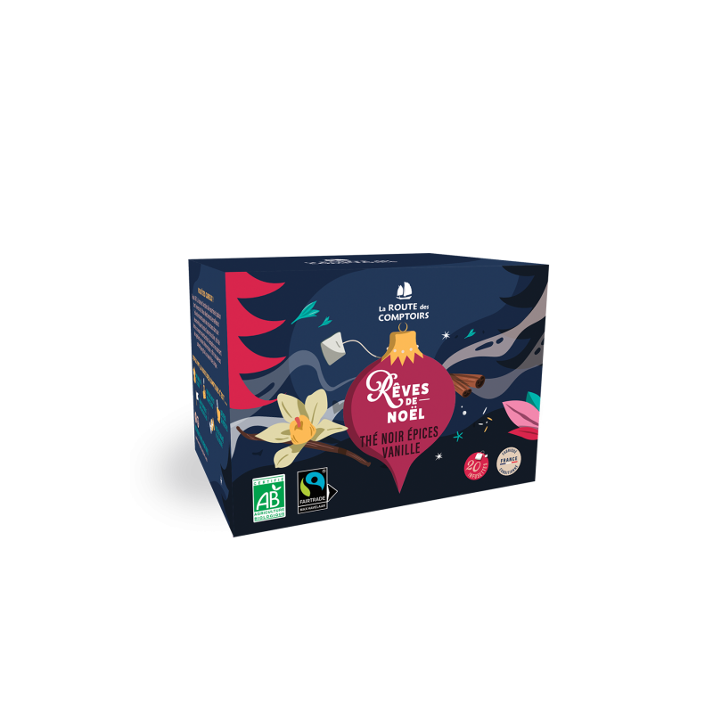 Thé noir rêves de Noël - La Route des Comptoirs