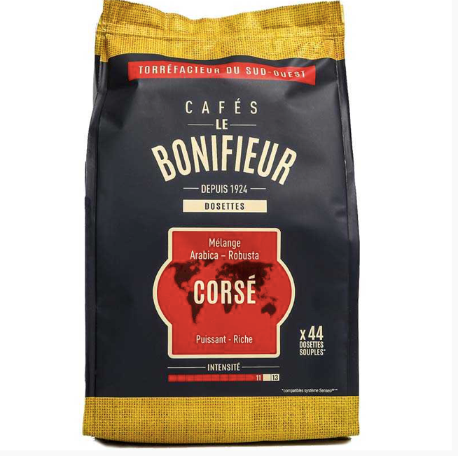 Café Dosettes souples "Corsé" Le Bonifieur