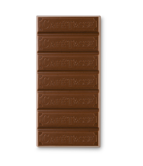 Tablette de chocolat au Lait , Amandes et Cranberry  CaféTasse