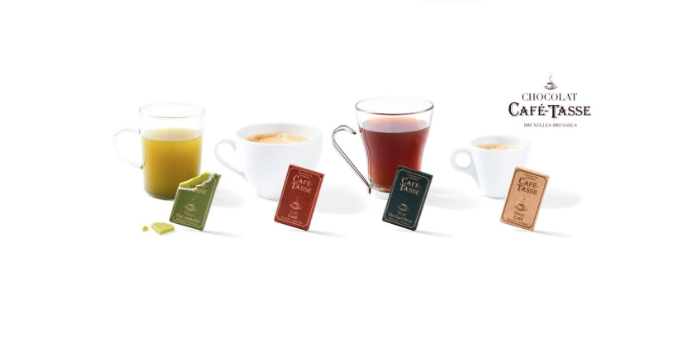 Sachet Mini Tablettes de chocolat assorties Café-Tasse