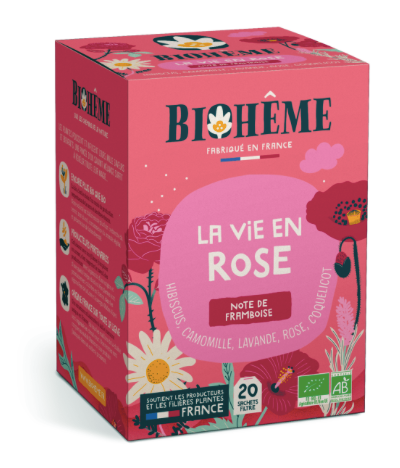 Tisane LA VIE EN ROSE Biohème