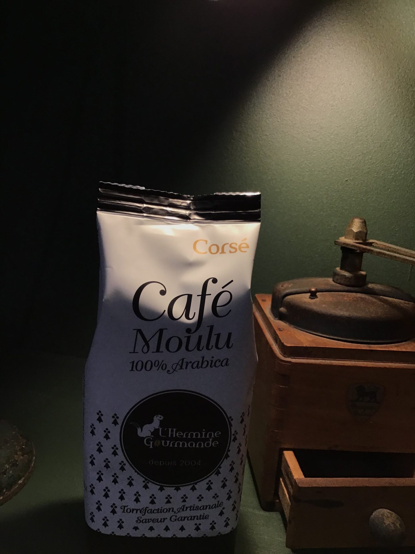 CAFÉ MOULU ‘‘Corsé’’ L'Hermine Gourmande