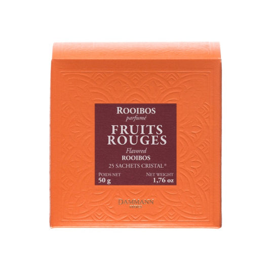ROOIBOS FRUITS ROUGES, 25 SACHETS CRISTAL