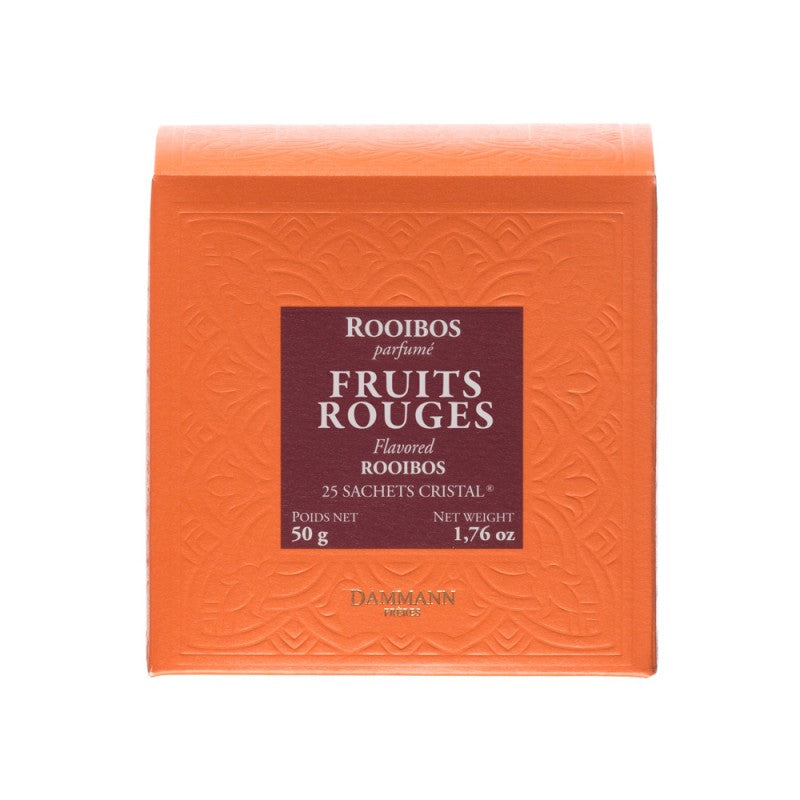 ROOIBOS FRUITS ROUGES, 25 SACHETS CRISTAL